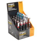 Sealey Telescopic Magnetic Pick-Up Tools & Inspection Mirrors - Display Box of 20