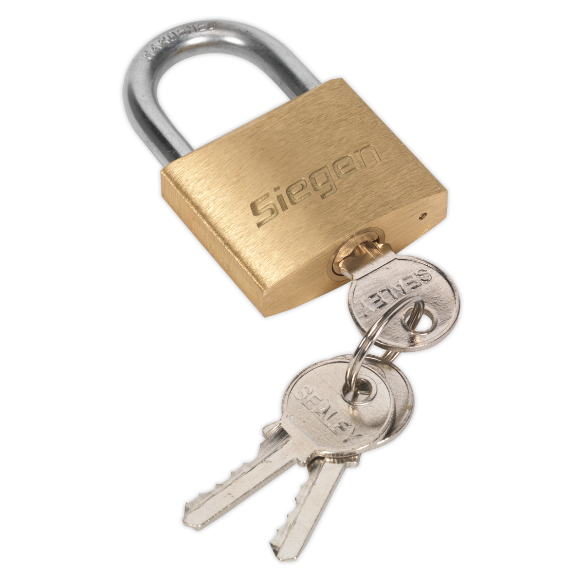 Sealey Brass Body Padlock with Brass Cylinder 40mm