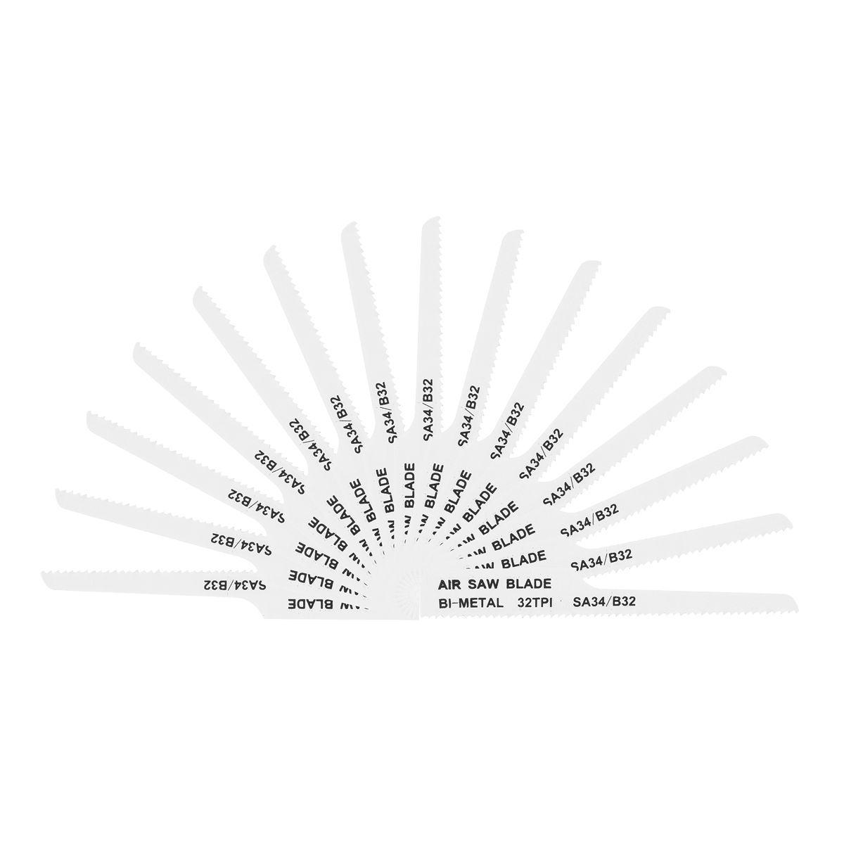 Sealey Air Saw Blade 32tpi Pack of 15 SA34 B3215 GS Workwear