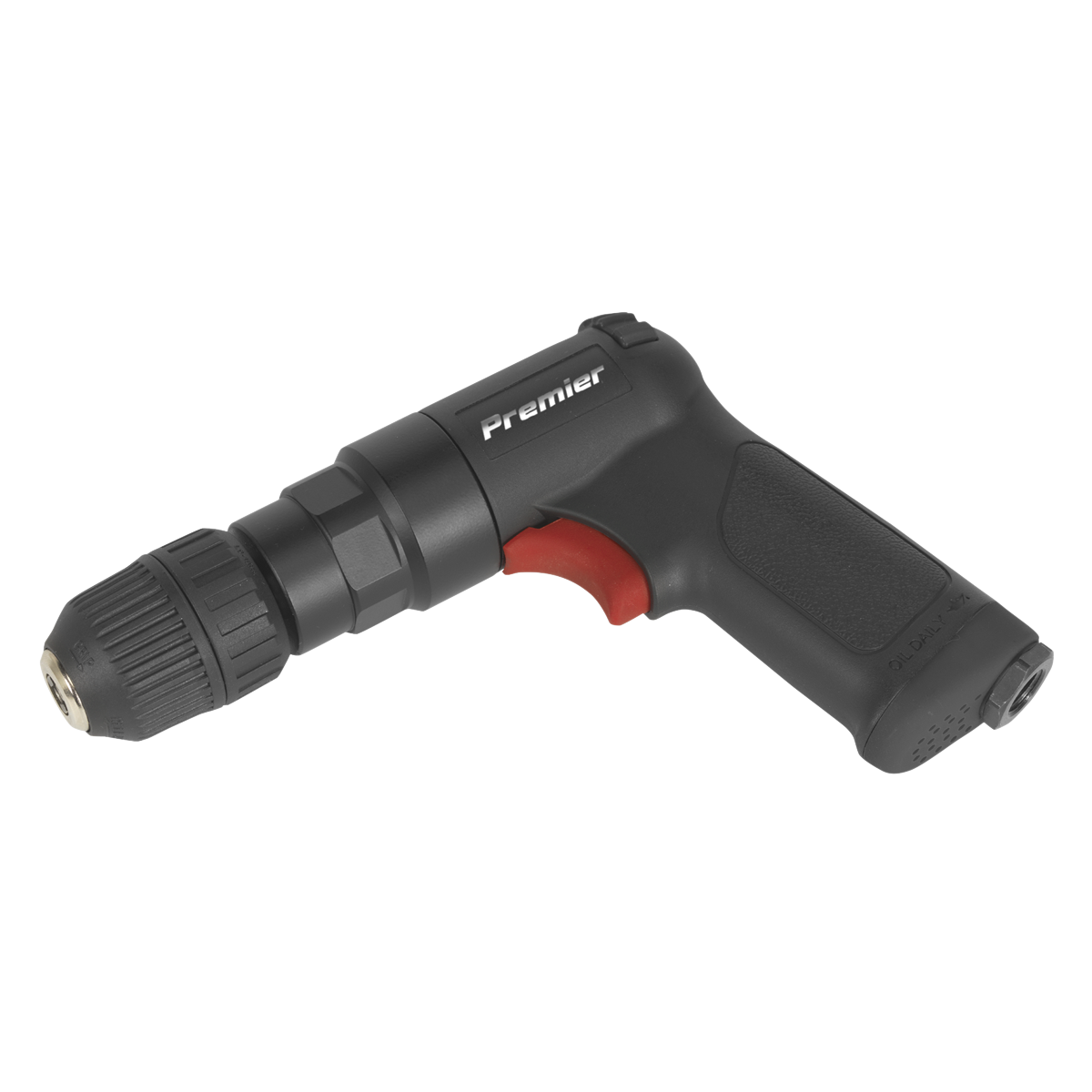 Sealey Air Pistol Drill Ø10mm with Keyless Chuck Composite Reversible - Premier