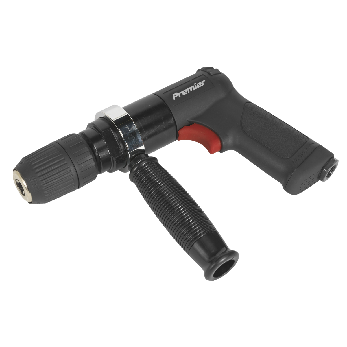 Sealey Air Drill Ø13mm with Keyless Chuck Composite Reversible - Premier