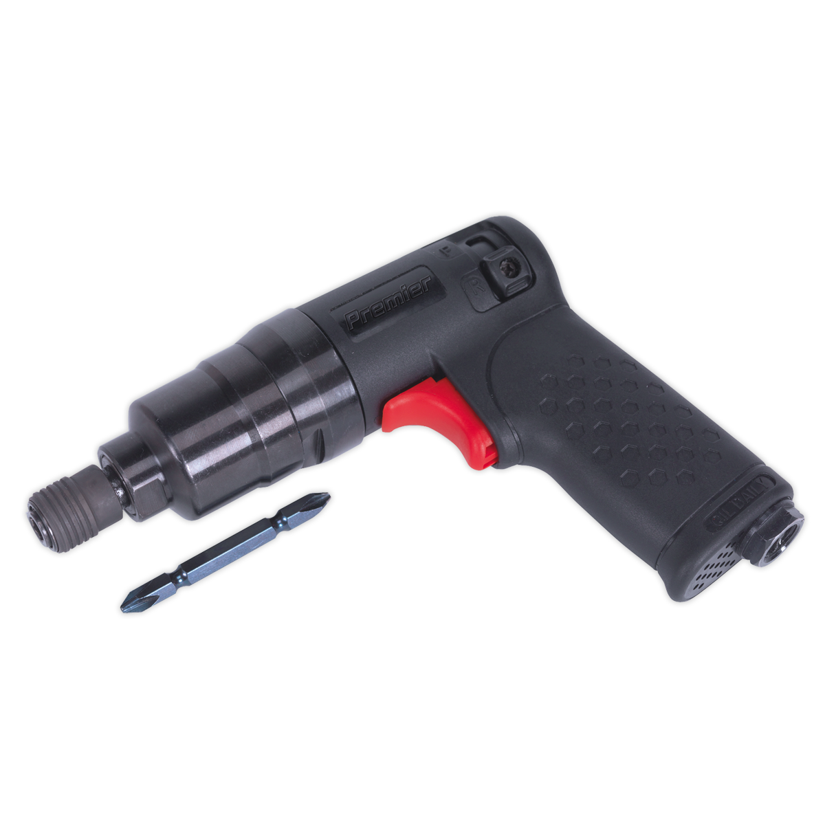 Sealey Air Pistol Screwdriver Mini 600lb.in(67Nm) Composite Premier