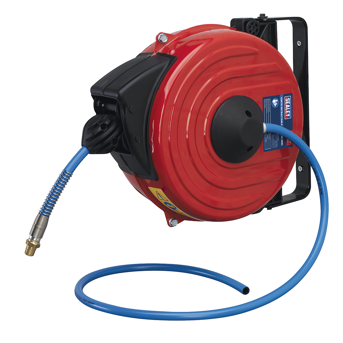 Sealey Retractable Air Hose Reel 12m Ø8mm ID TPU Hose