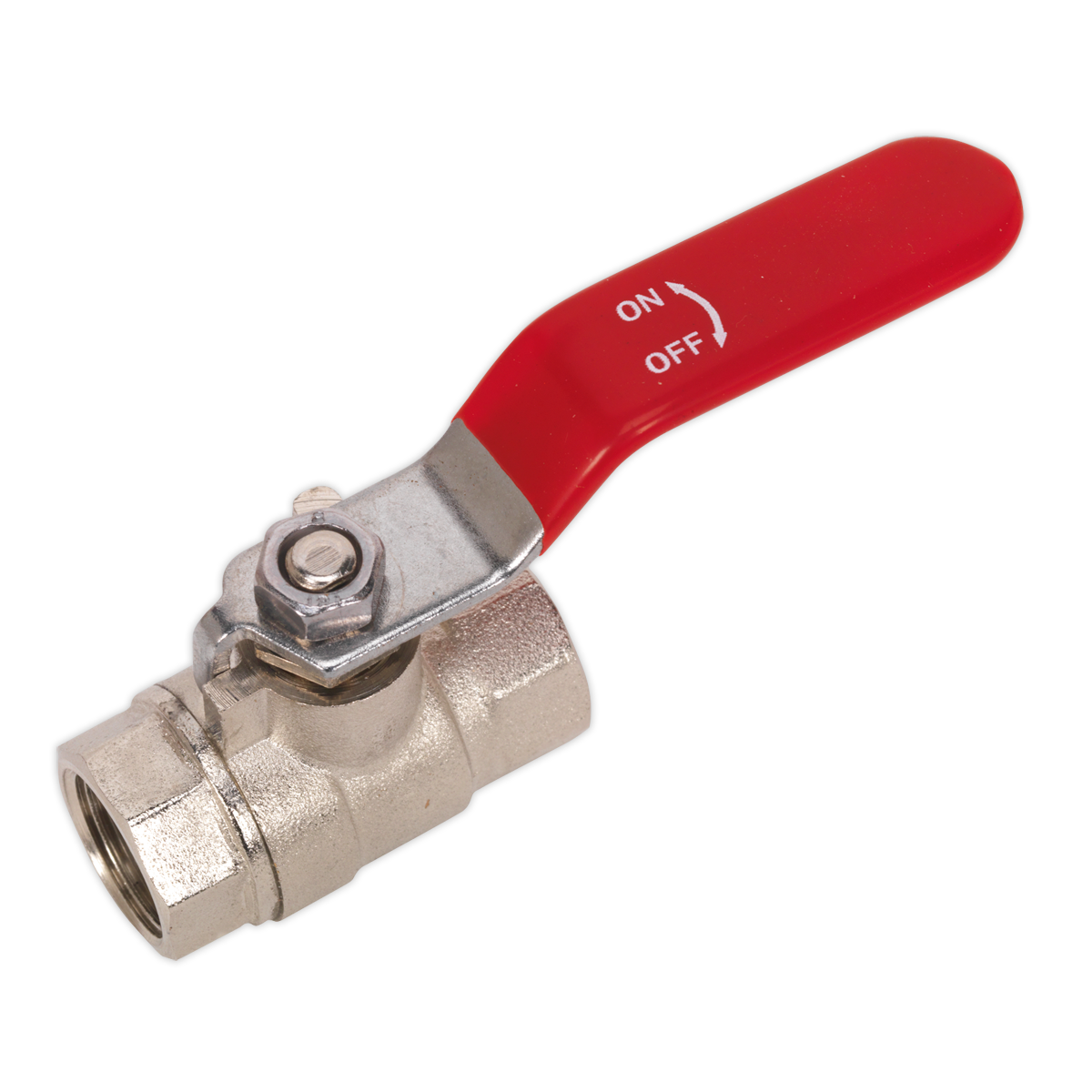 Sealey Lever Ball Valve 3/8"BSP (F) x 3/8"BSP (F)