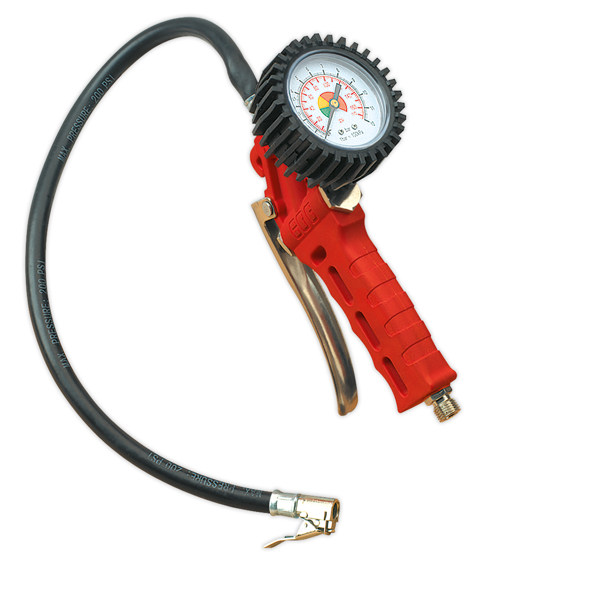 Sealey Tyre Inflator with Clip-On Connector SA9302