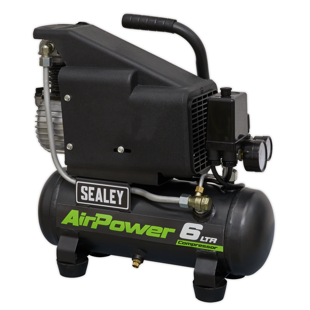 Sealey Air Compressor 6L Direct Drive 1hp