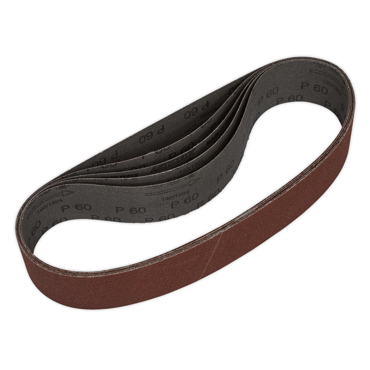 Sealey Sanding Belt 50 x 686mm 60Grit Pack of 5