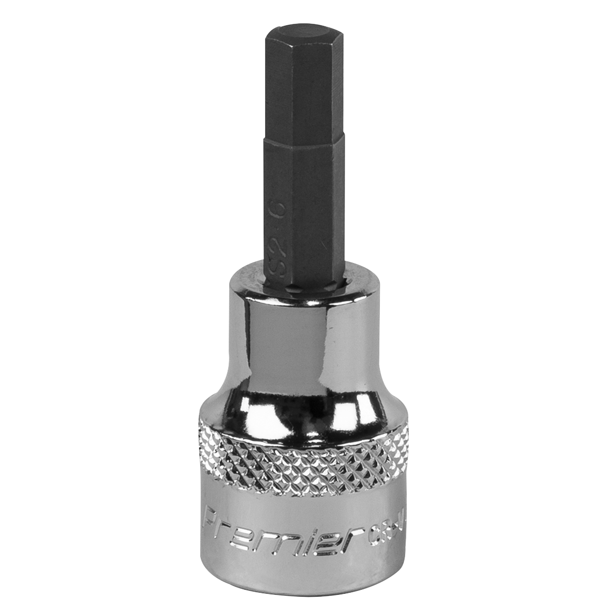 Sealey Hex Socket Bit 6mm 3/8"Sq Drive