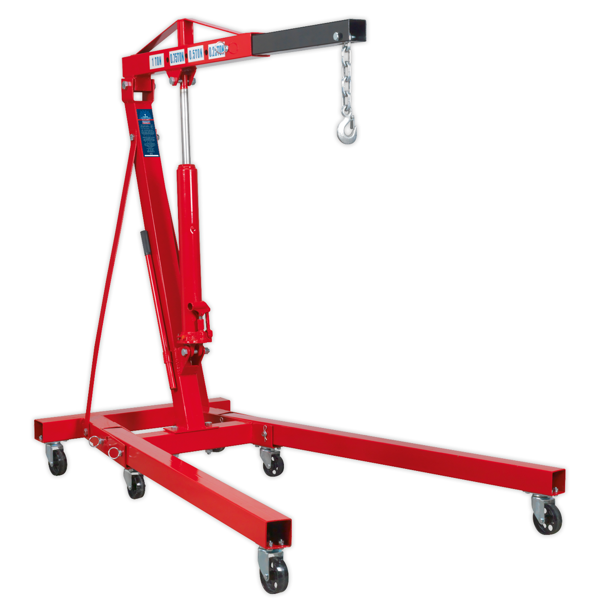 Sealey Folding Crane 1 Tonne 'KD' Type