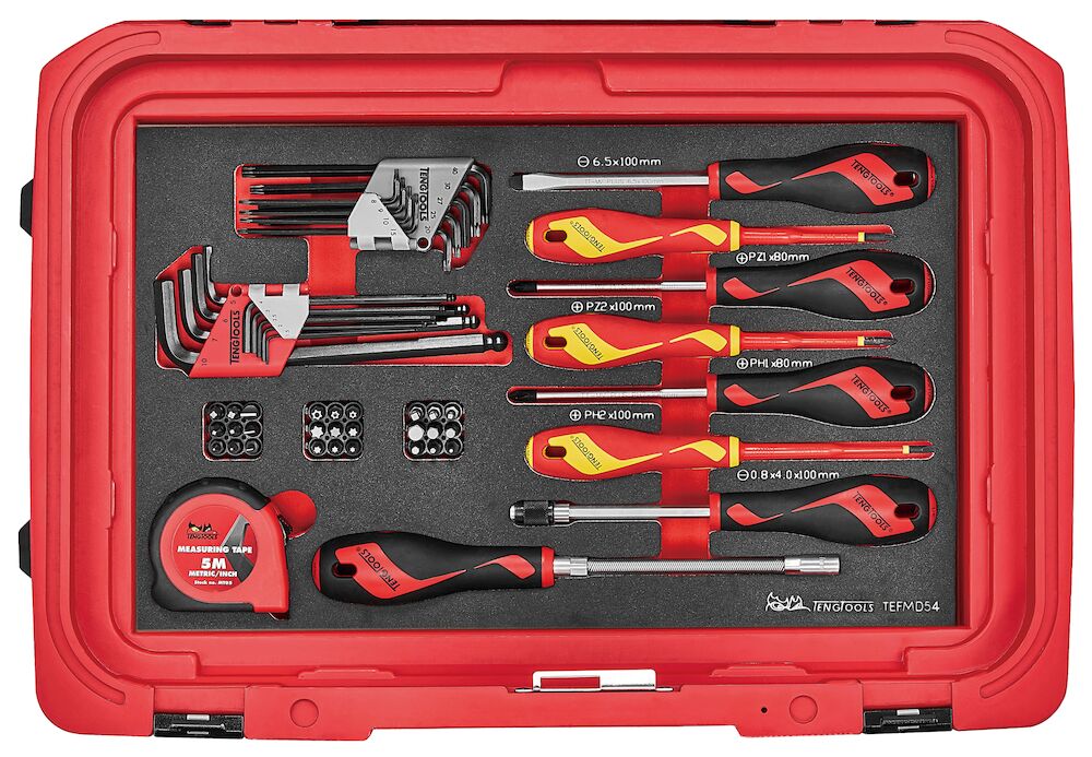 Teng Tools MECCA PRO TC-9 FOAM BP Tool Kit 118 Pieces