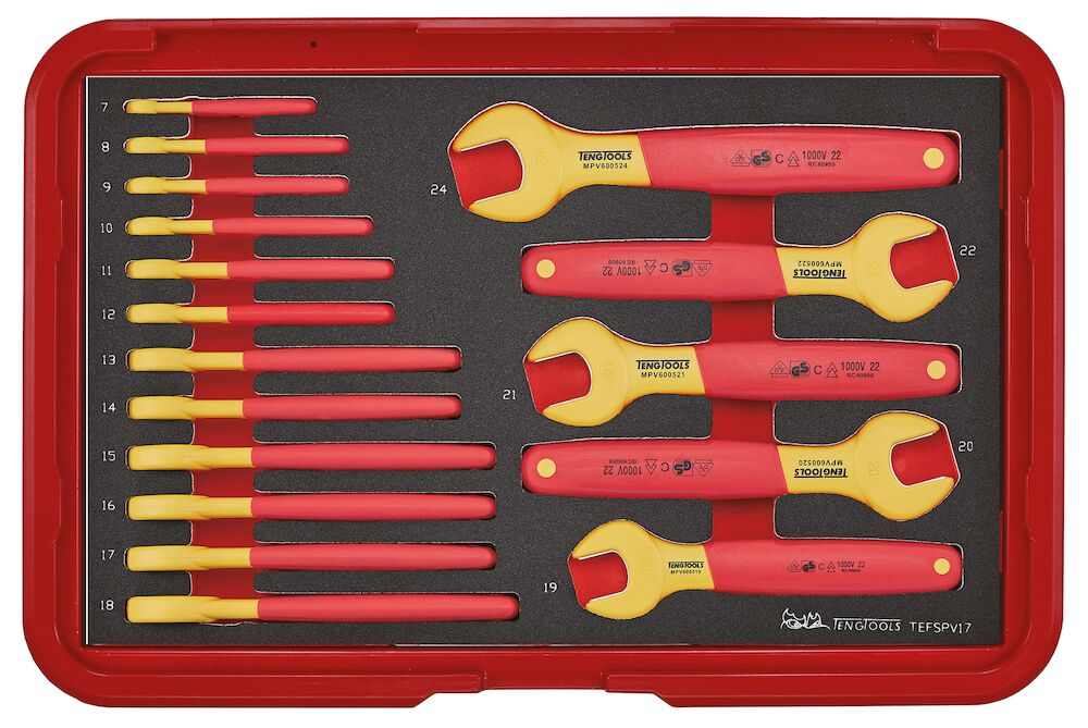 Teng Tools MECCA PRO TC-9 FOAM Tool Kit 56 Pieces