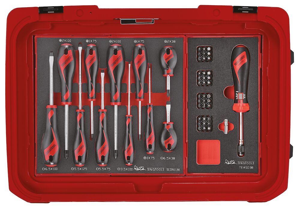 Teng Tools MECCA PRO TC-9 FOAM Tool Kit 226 Pieces