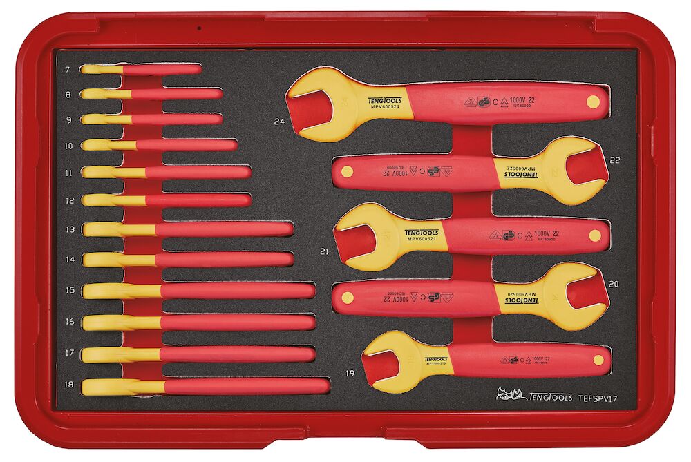 Teng Tools MECCA PRO TC-9 FOAM Tool Kit 52 Pieces