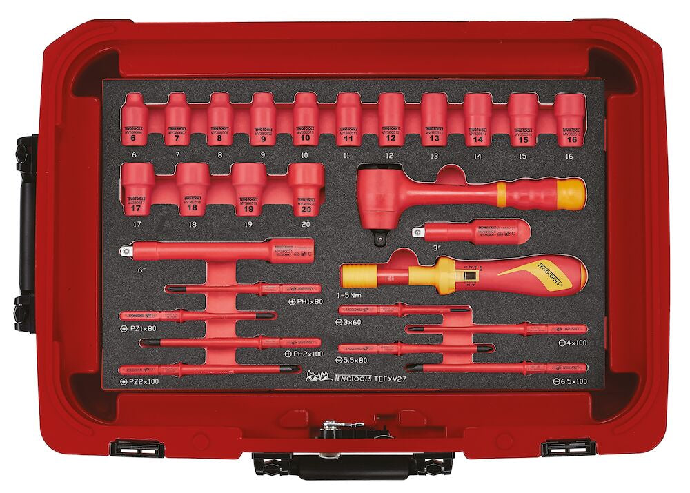 Teng Tools MECCA PRO TC-9 FOAM Tool Kit 52 Pieces