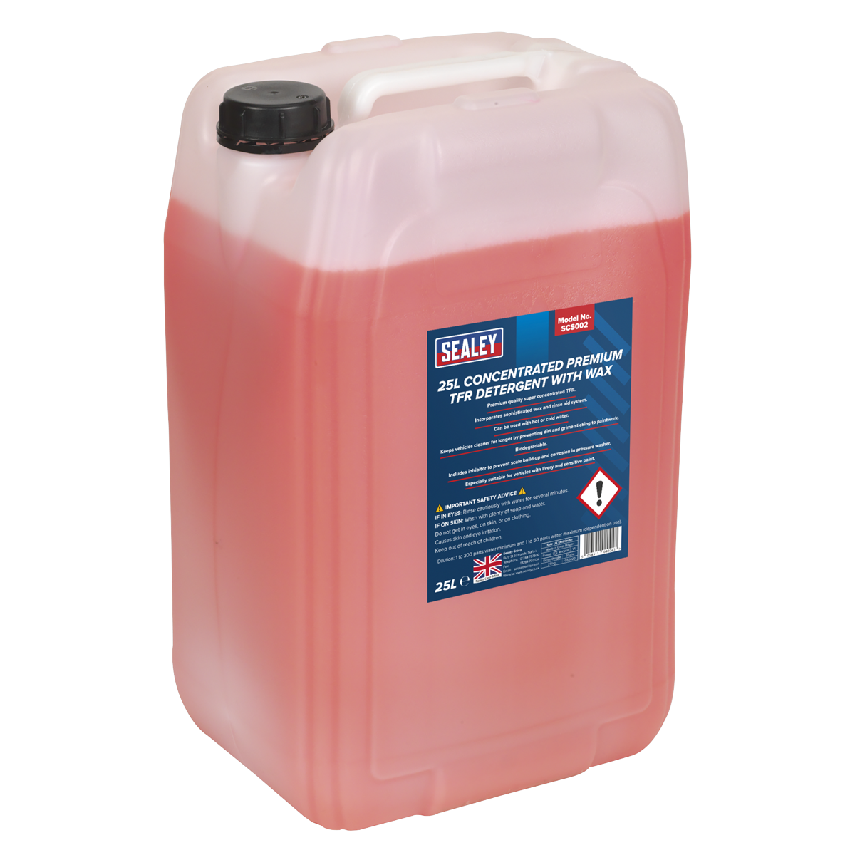 Sealey TFR Premium Detergent with Wax Concentrated 25L