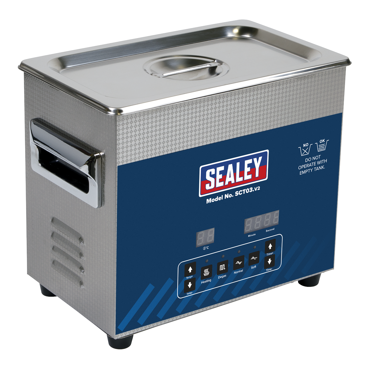 Sealey Ultrasonic Parts Cleaning Tank 3L