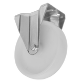 Sealey Heavy-Duty Nylon Fixed Plate Castor Wheel Ø100mm - Trade
