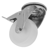 Sealey Heavy-Duty Nylon Castor Wheel Bolt Hole with Total Lock Ø80mm - Trade