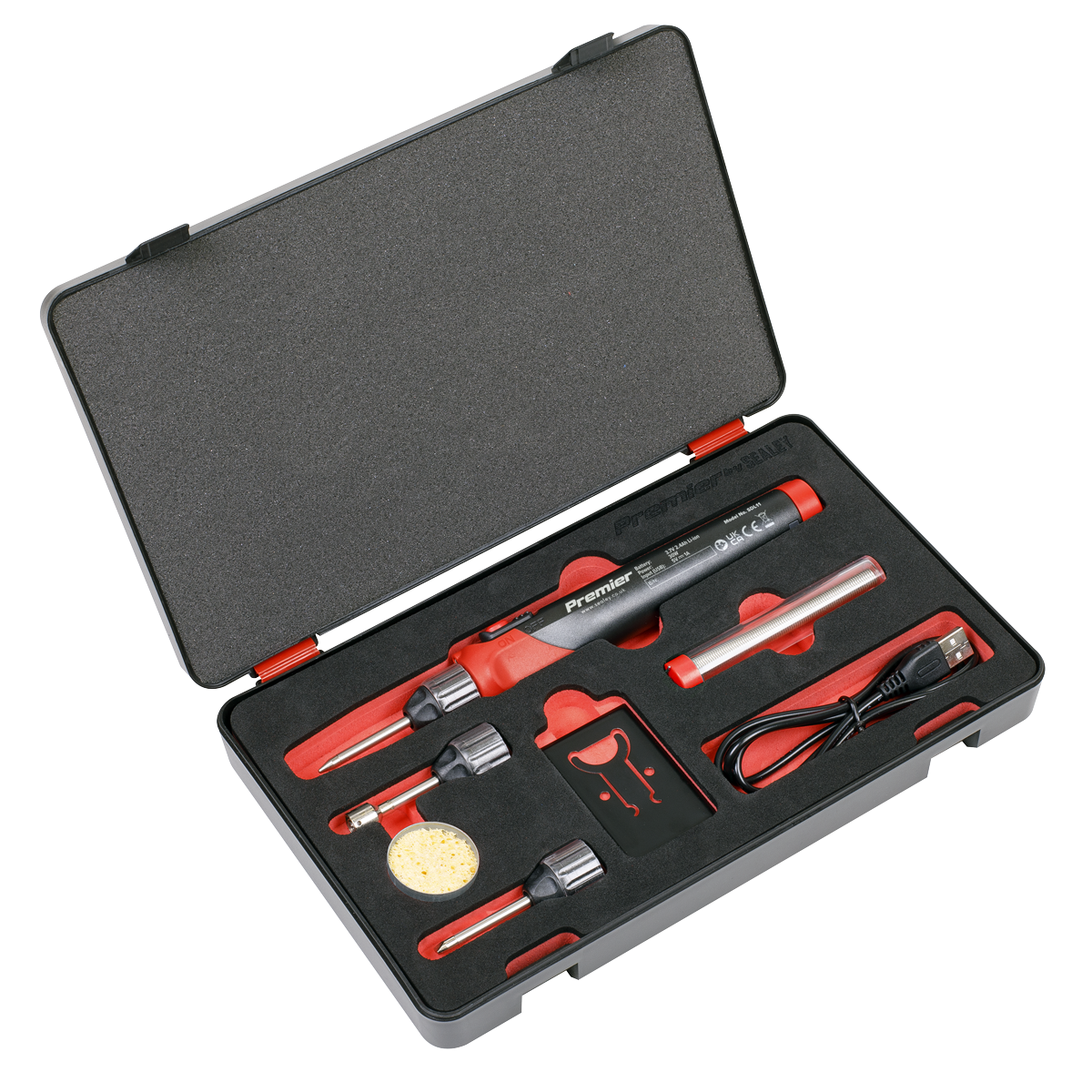 Sealey Rechargeable Soldering Iron Kit 30W