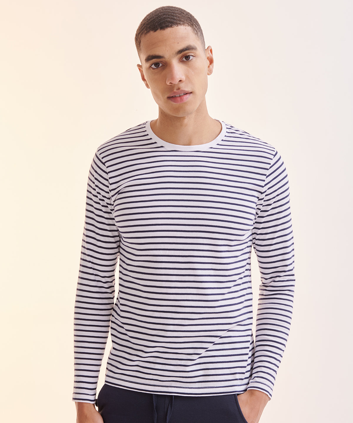 Sf Unisex Long-Sleeved Striped T