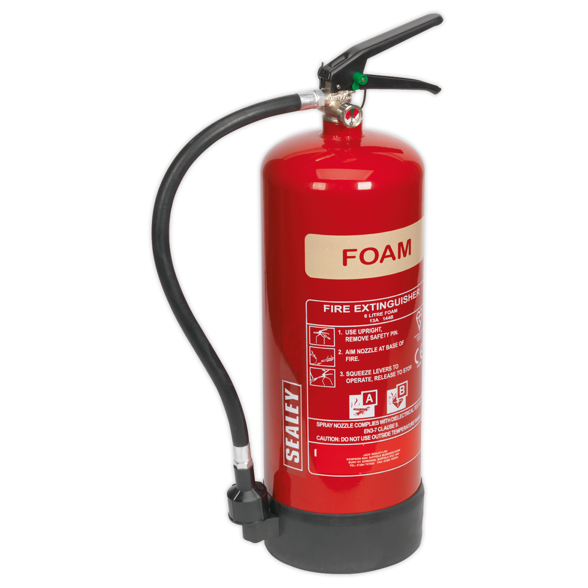 Sealey Fire Extinguisher 6L Foam