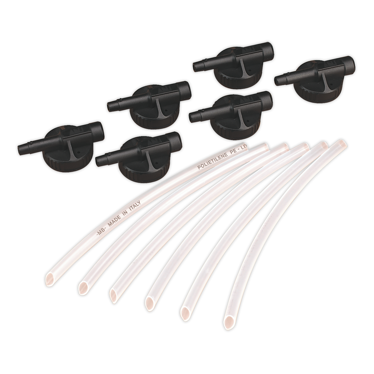 Sealey Disposable Heads & Tubes for SG14D Pack of 6