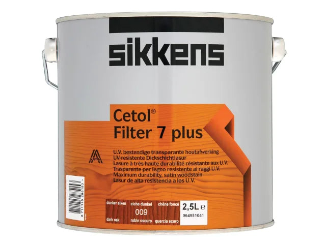 Sikkens Cetol Filter 7 Plus Translucent Woodstain Dark Oak 2.5 litre