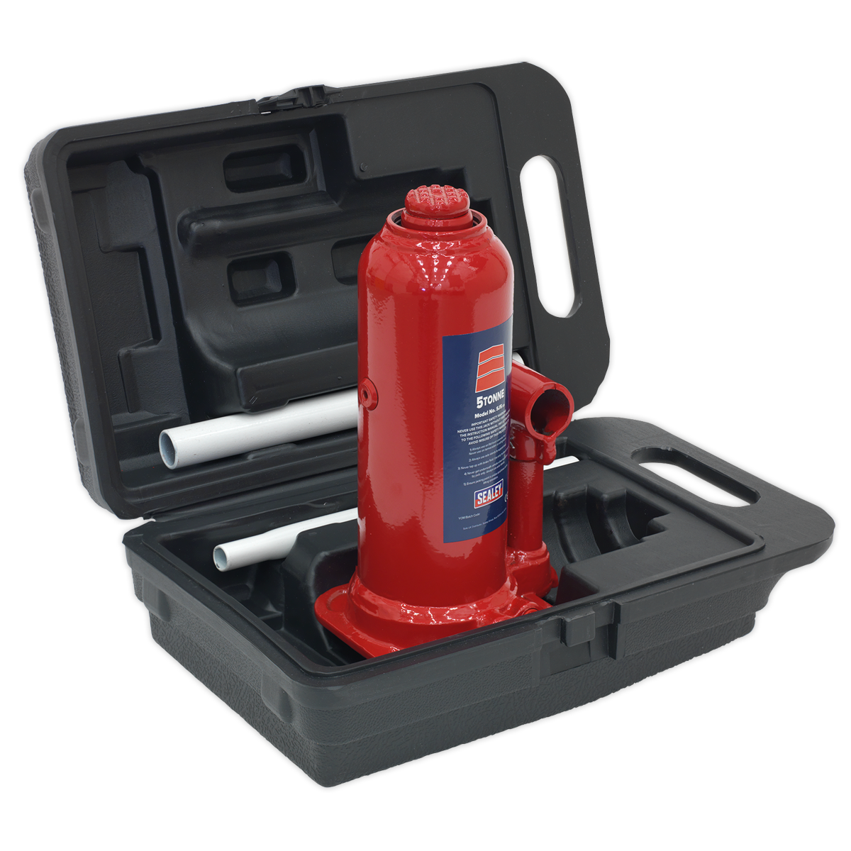 Sealey Bottle Jack 5 Tonne with Storage Case