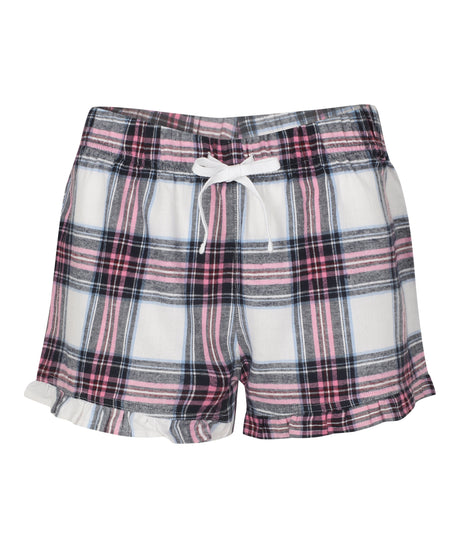 Sf Women's Tartan Frill Shorts