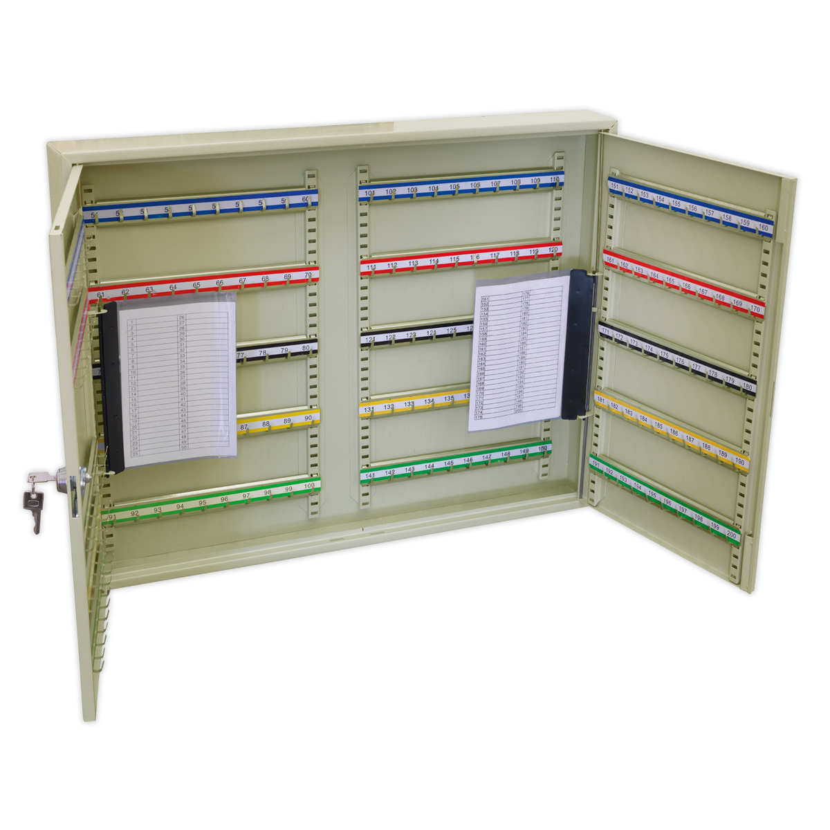 Sealey Key Cabinet 200 Key Capacity Wide