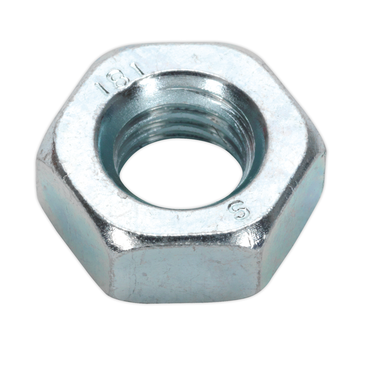 Sealey Steel Nut DIN 934 - M10 Zinc Pack of 100