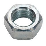 Sealey Steel Nut DIN 934 - M20 Zinc Pack of 10