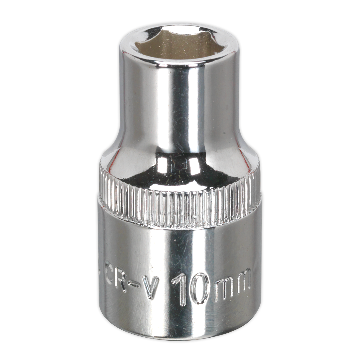 Sealey WallDrive® Socket 10mm 1/2"Sq Drive Fully Polished