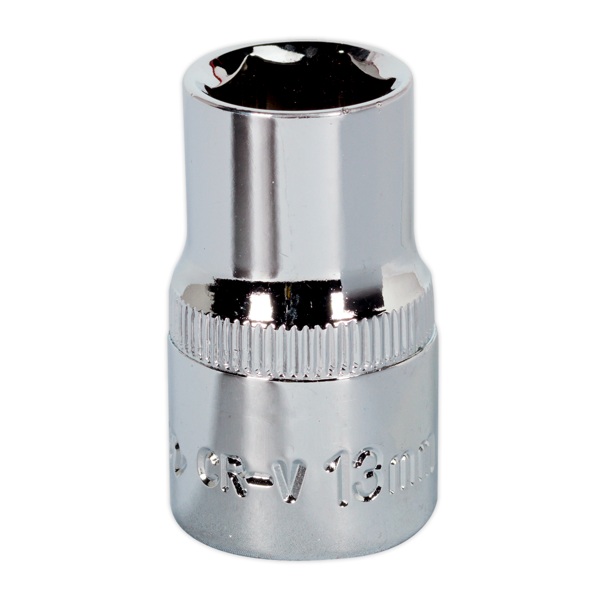 Sealey WallDrive® Socket 13mm 1/2"Sq Drive Fully Polished