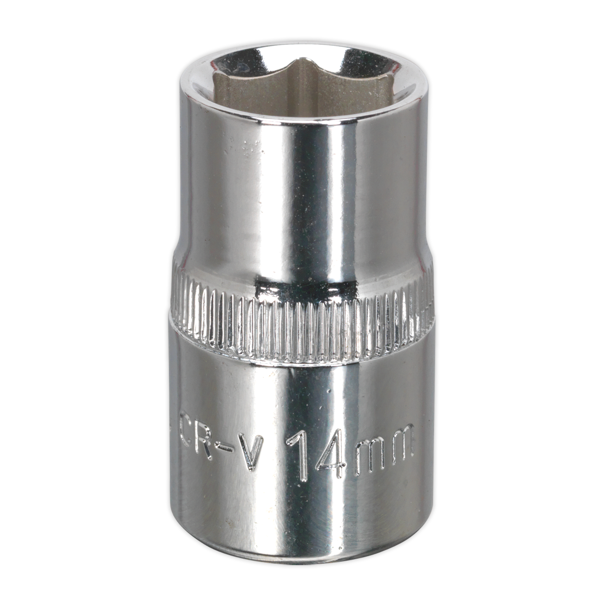 Sealey WallDrive® Socket 14mm 1/2"Sq Drive Fully Polished