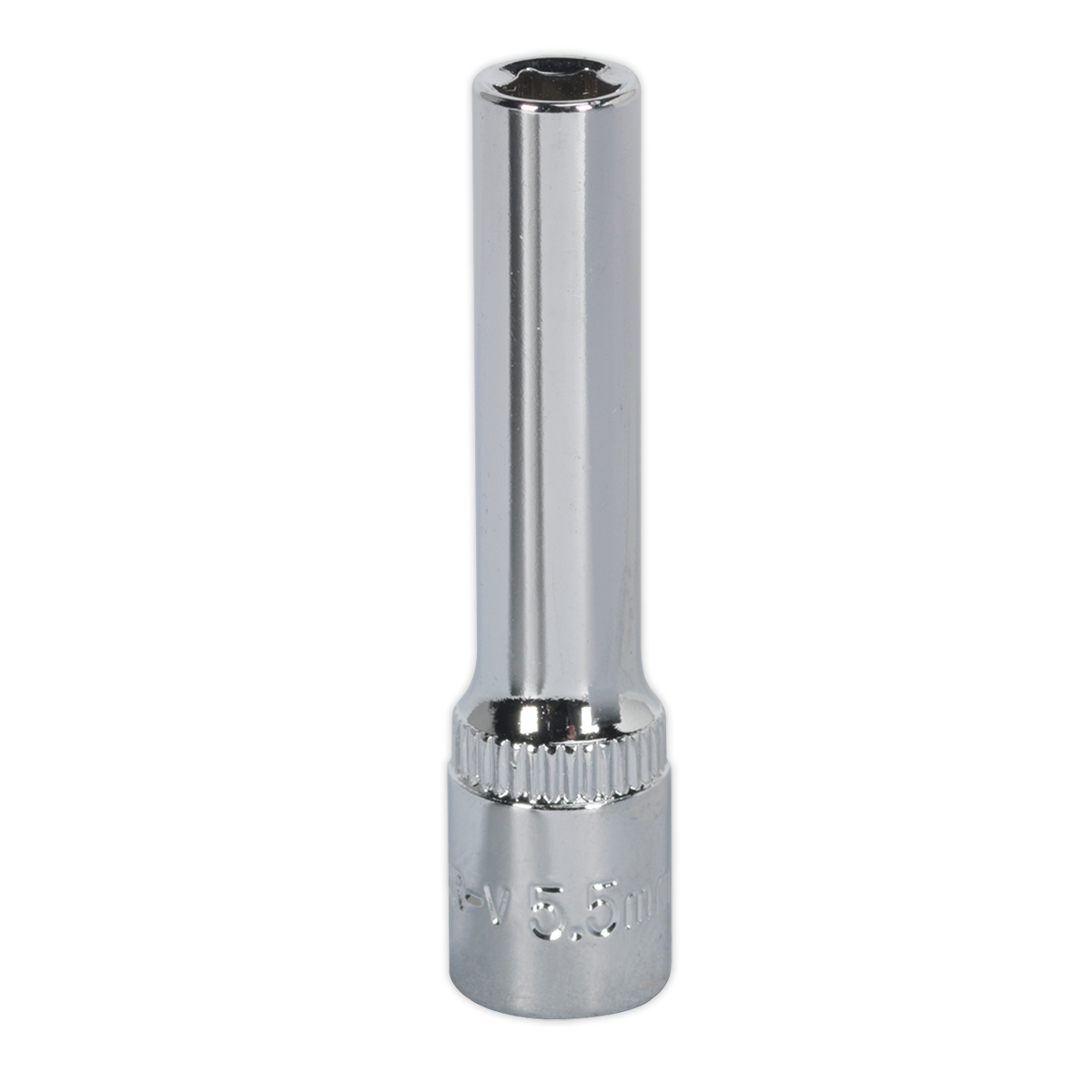 Sealey WallDrive® Socket 5.5mm 1/4"Sq Drive Deep Fully Polished