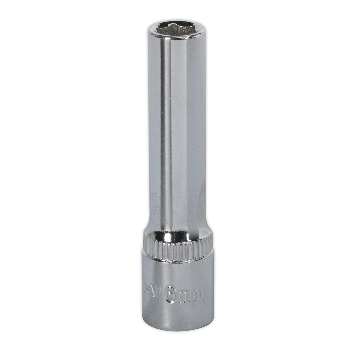 Sealey WallDrive® Socket 6mm Deep 1/4"Sq Drive Fully Polished