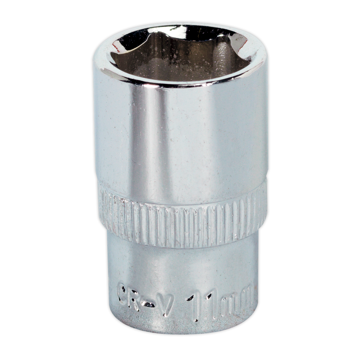 Sealey WallDrive® Socket 11mm 1/4"Sq Drive Fully Polished