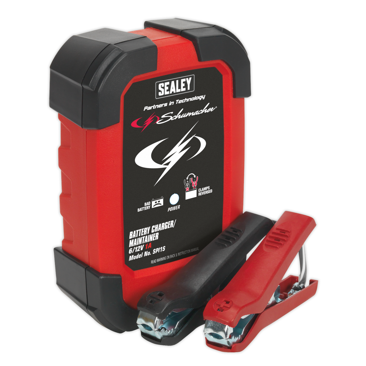 Sealey Schumacher® Intelligent Speed Charge Battery Charger/Maintainer 1A 6/12V