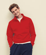 Fruit Of The Loom Classic 80/20 Zip Neck Sweatshirt