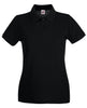 Fruit Of The Loom Women's Premium Polo - Black