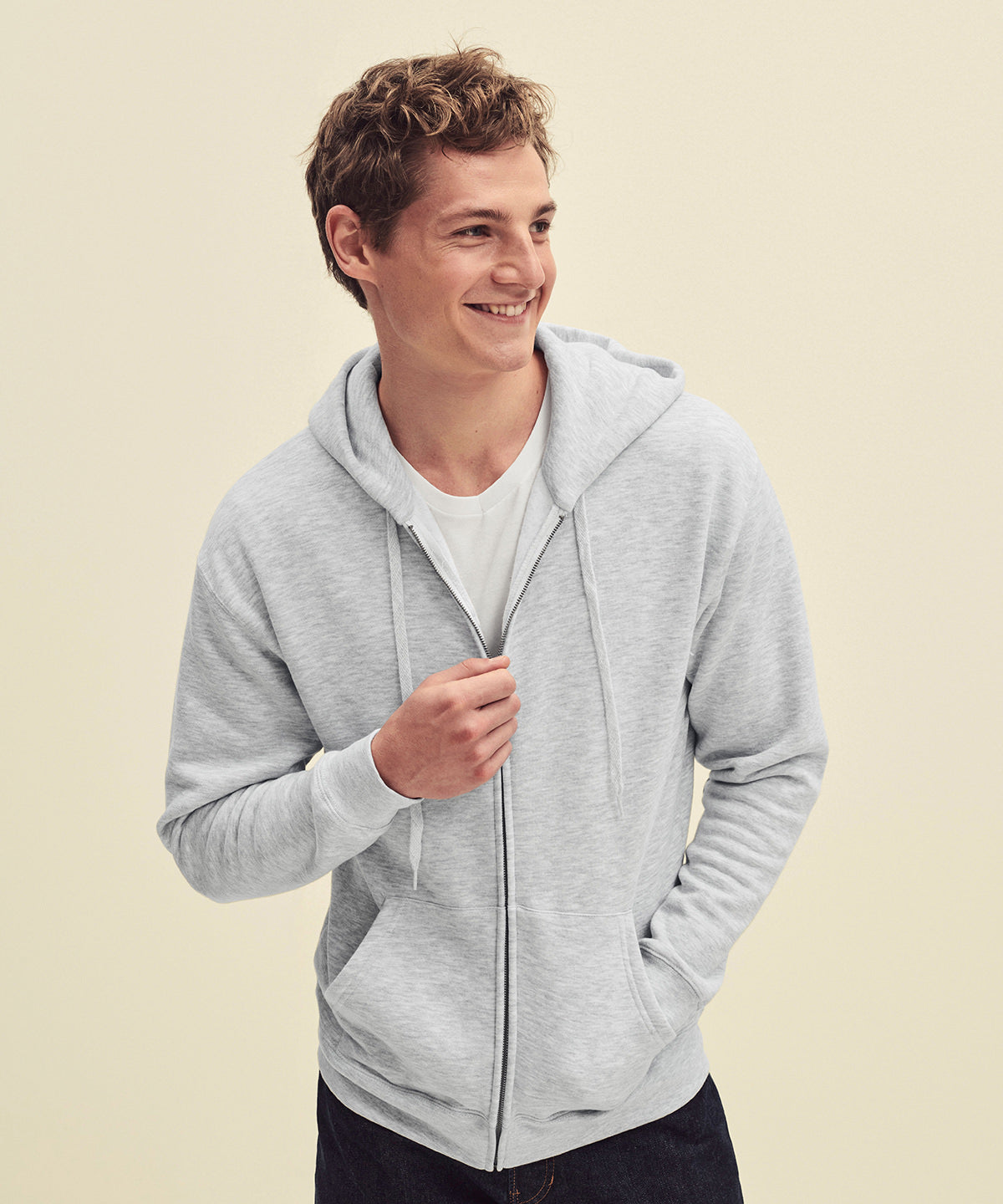 Fruit Of The Loom Premium 70/30 Hooded Sweatshirt Jacket