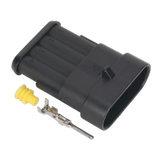 Sealey Superseal Male Connector 4-Way Pack of 3