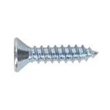 Sealey Self Tapping Screw 3.5 x 16mm Countersunk Pozi Pack of 100