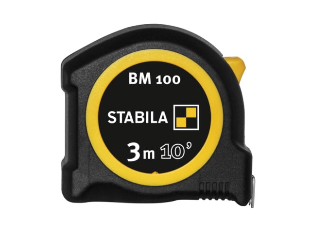 Stabila BM 100 Compact Pocket Tape 3m/10ft (Width 19mm)