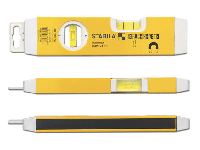 Stabila 70TM Torpedo Level 22cm Magnetic Base