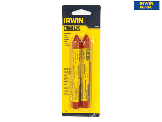 IRWIN® STRAIT-LINE® Crayon Red (Card 2)