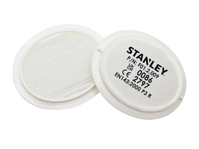 STANLEY® Respirator P3 Replacement Filters (Pack of 2)