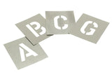 Stencils Set of Zinc Stencils - Letters 3in