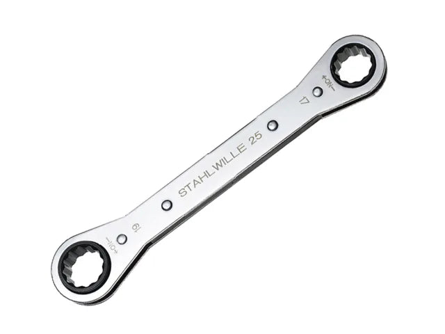 Stahlwille Ratchet Ring Spanner 17 x 19mm